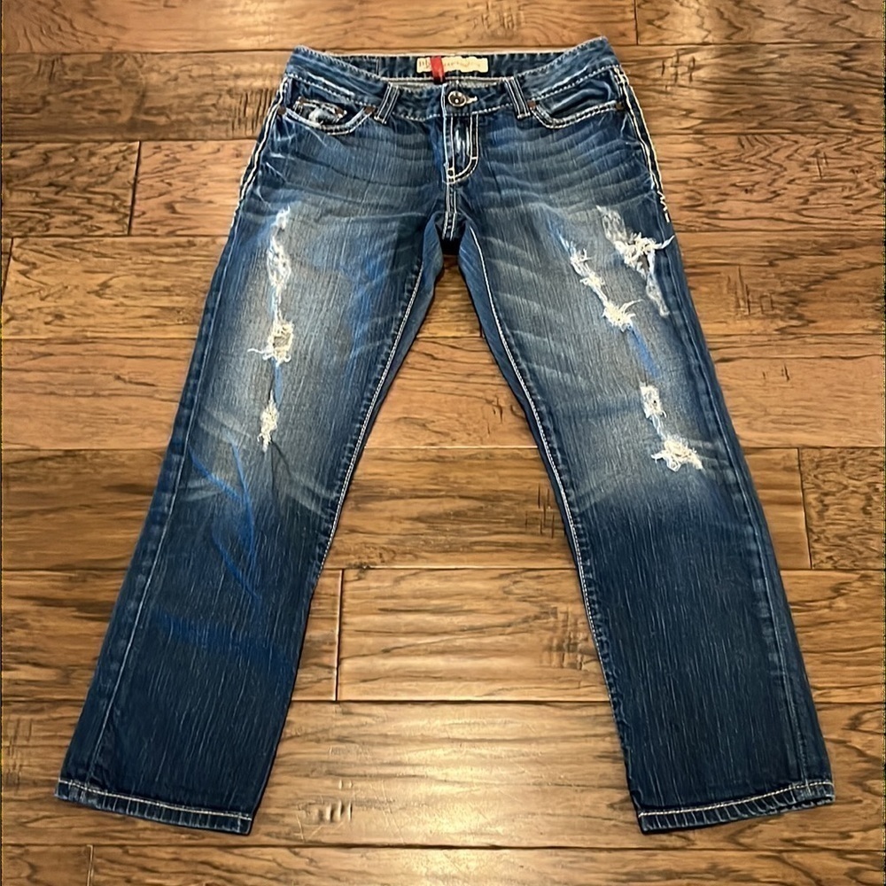 BKE Denim Madison Skinny Stretch Low Rise Size 27